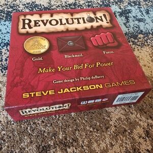 Revolution Steve Jackson First Edition First Printing 9781556347931 99% Complete